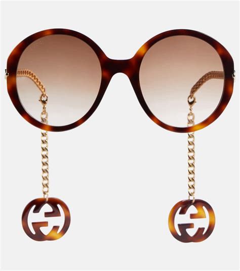 gucci coral sunglasses|Gucci sunglasses with charms.